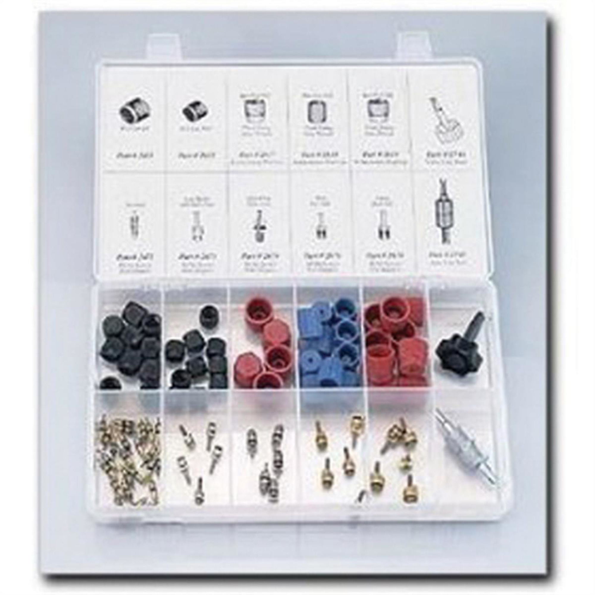 FJC Cap Valve Core Assortment with Tools, Model# FJC2663
